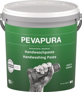 Pasta do mycia rąk PEVAPURA 10 l nie zawiera silikonu wiadro PAUL VOORMANN