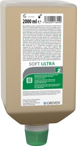 Pasta z środkiem ściernym mocne zabrudz. GREVEN® SOFT ULTRA 2 l odtłuszczający I