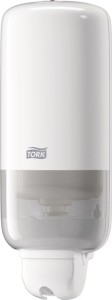 Dozownik mydła Tork 560000 wys. 296 x szer. 112 x gł. 114 ok. mm 1 l biały TORK