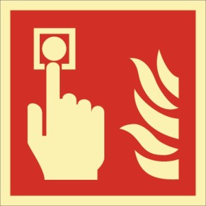 Znak ochrony przeciwpożarowej ASR A1.3/DIN EN ISO 7010/DIN 67510 dł. 148 x szer.