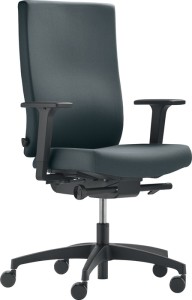 Krzesło biurowe obrotowe z techniką synchr. gł. s. 380-440 mm szary 400-520 mm z