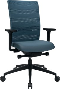 Krzesło biurowe obrotowe z technologią synchroniczną nafta 450-570 mm z podłokie