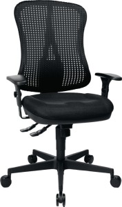 Krzesło biurowe obrotowe Head Point SY z mechaniką synchroniczną czarny / czarny