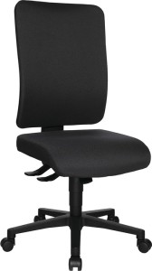 Krzesło biurowe obrotowe z technologią synchroniczną antracyt 450-550 mm udźwig