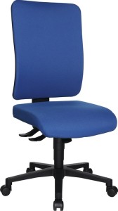 Krzesło biurowe obrotowe z technologią synchroniczną niebieski 450-550 mm udźwig