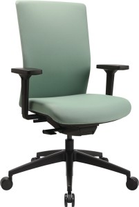 Krzesło biurowe obrotowe z mechaniką synchroniczną miętowy 450–570 mm z podłokie
