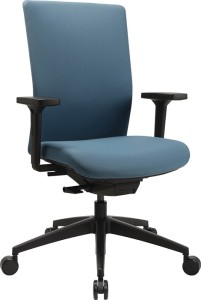 Krzesło biurowe obrotowe z mechaniką synchroniczną nafta 450–570 mm z podłokietn