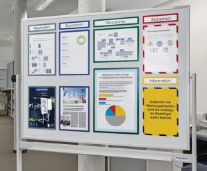 Ramka magnetyczna DIN A4 niebieska mocowanie magnetyczne 5 szt./opak. MAGNETOPLA