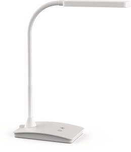 Lampa biurkowa metal/tworzywo sztuczne czarny wysokość maks. 375 mm noga z LED