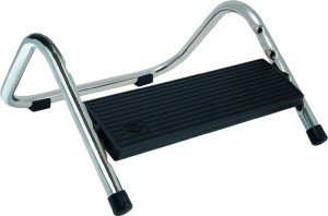 Podnóżek czarny szer. 335 x gł. 345 x wys. 165 mm poczwórna regul. wysokości, 60