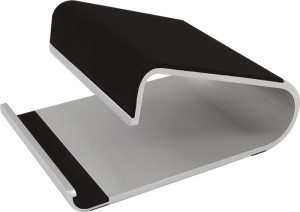 Uchwyt tabletu szer. 100 x gł. 135 x wys. 68 mm aluminium srebrne HELIT