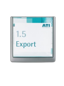 Tabliczka na drzwi/informacyjna szer. 149 x wys. 148,5 mm wziernik szkło akrylow