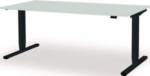 Stanowisko pracy stojące/siedzące levero wys. 650–1250 x szer. 1800 x gł. 800 mm