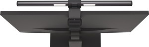 Lampa biurkowa ABS, żelazo czarny z zaciskiem LED HANSA