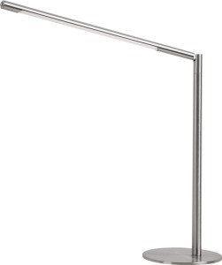 Lampa biurkowa Aura srebrna wysokość maks. 420 mm noga z LED HANSA