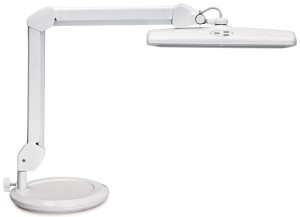 Lampa biurkowa metal/tw. szt. czarna wysokość 460 mm noga LED MAUL