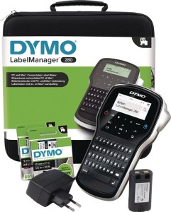 Drukarka etykiet etykieta MANAGER 280 szer. taśmy do drukarki 6, 9, 12 mm zestaw
