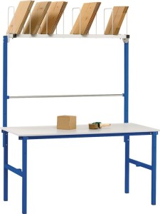 Stół do pakowania - zestaw szer. 1600 x gł. 800 x wys. 2205 mm zabudowy wariant