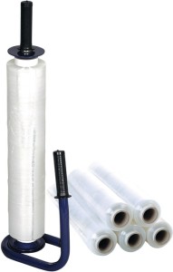 Odwijacz z folią Stretch Standard dł. 300 m x szer. 450 mm 20 µm przezr. z 1 dys