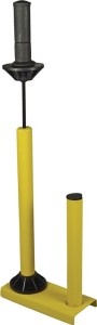 Ręczne urządzenie do owijania do folii stretch ręcznej 450/500 mm żółty BURMANN