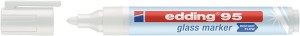 Znacznik szkła 95 biały szerokość kreski 1,5-3 mm końcówka okr. EDDING