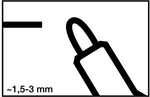 Marker do tablic 250 niebieski szerokość kreski 1,5‒3 mm końcówka okr. EDDING