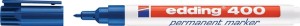 Marker trwały 400 niebieski szerokość kreski 1 mm końcówka okr. EDDING