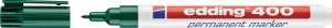 Marker trwały 400 zielony szerokość kreski 1 mm końcówka okr. EDDING