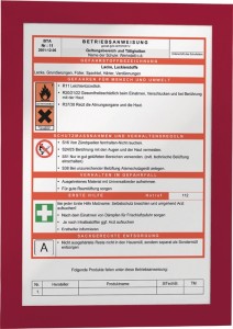 Ramka magnetyczna DIN A4 czerwona samoprzylep. folia odwróc. 2 szt./jedn. opak.