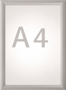 Ramka zatrzaskowa rozmiar plakatu DIN A4 aluminium anodowane MAUL