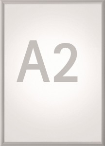 Ramka zatrzaskowa rozmiar plakatu DIN A2 aluminium anodowane MAUL