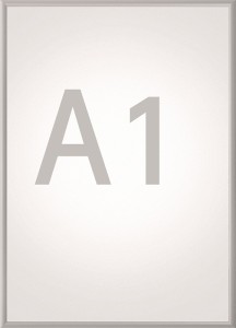 Ramka zatrzaskowa rozmiar plakatu DIN A1 aluminium anodowane MAUL