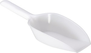 Łyżka odważająca polietylen naturalny długość 250 mm zawartość 230 ml HÜNERSDORF