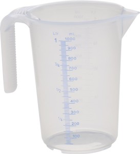 Dzbanek pomiarowy 1000 ml polipropylen przezroczysty średnica 117 x wysokość 165