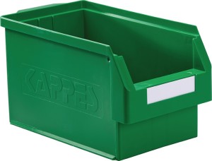 Skrzynka regałowa z ot. przednią częścią dł. 350 x szer. 200 x wys. 200 mm PE zi