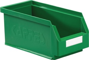 Skrzynka regałowa z ot. przednią częścią dł. 290 x szer. 140 x wys. 130 mm PE zi
