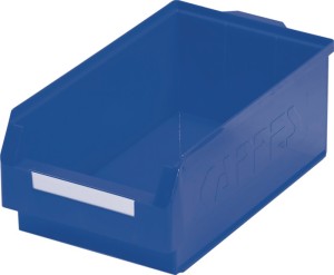 Skrzynka regałowa z ot. przednią częścią dł. 500 x szer. 300 x wys. 200 mm PE ni
