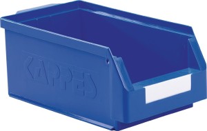 Skrzynka regałowa z ot. przednią częścią dł. 350 x szer. 200 x wys. 150 mm PE ni