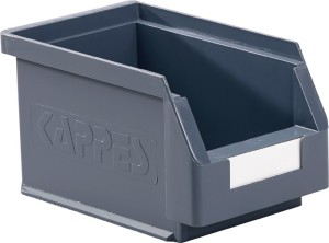 Skrzynka regałowa z ot. przednią częścią dł. 230 x szer. 140 x wys. 130 mm PE sz