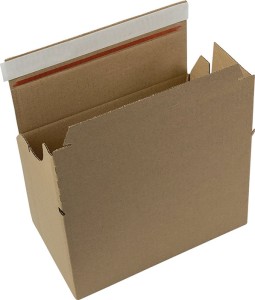 Karton do automatyki tektura falista dł.237 x szer.140 x wys.147 mm jednof. brąz