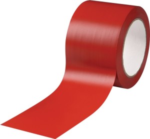 Taśma do oznakowania podłogi Easy Tape PCW czerwony długość 33 m, szerokość 75 m
