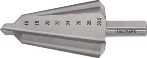 Wiertło stożkowe do blachy zakres wiercenia 16–30,5 mm HSS-Co długość całkowita