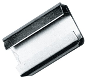 Klamra szer. 19 x dł. 27 mm do 19 mm taśmy stalowej opakowaniowej ocynkowana
