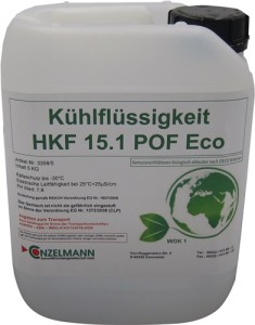 Chłodziwo HKF 15.1 POF ECO 10 kg kanister ochrona przeciwmroz. do -15 stop. C CO