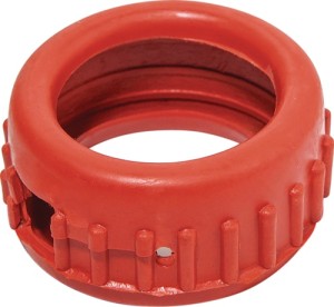 Nasadka ochronna manometru czerwony śred. 63 mm guma