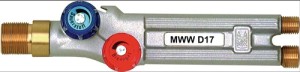 Uchwyt MWW D17 odlew ciśnieniowy mosiądz W 21,4 x 20 Gg 17 mm MWW