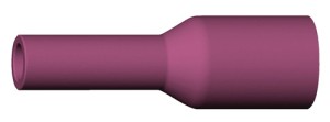 Ceramiczna dysza gazowa wersja soczewki gazowej śred. 9,5 mm dł. 76 mm rozmiar w