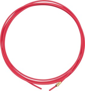Prowadnica do drutu 1-1,2 mm 4 m czerwony rdzeń PTFE (aluminium-stal szl.-wersja