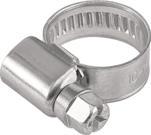 Opaska ślimakowa do węży 12–22 mm W1 szerokość taśmy 9 mm woreczek TECWERK
