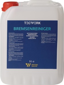 Środek czyszczący do hamulców nie zawiera acetonu 5 l kanister TECWERK